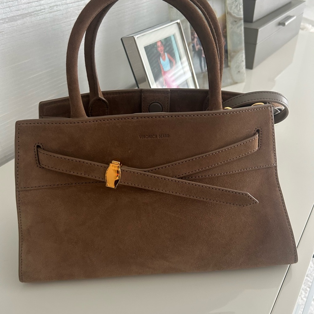 Veronica Beard Chocolate Brown Satchel